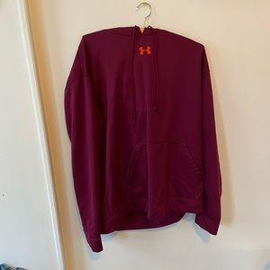Mens maroon Under Armour sweatshirt